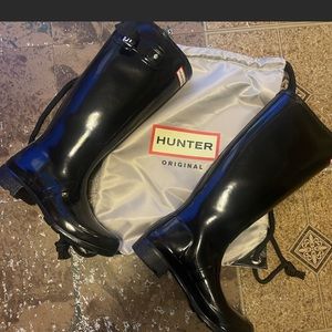 Hunter Tour Glass rain boots size 7